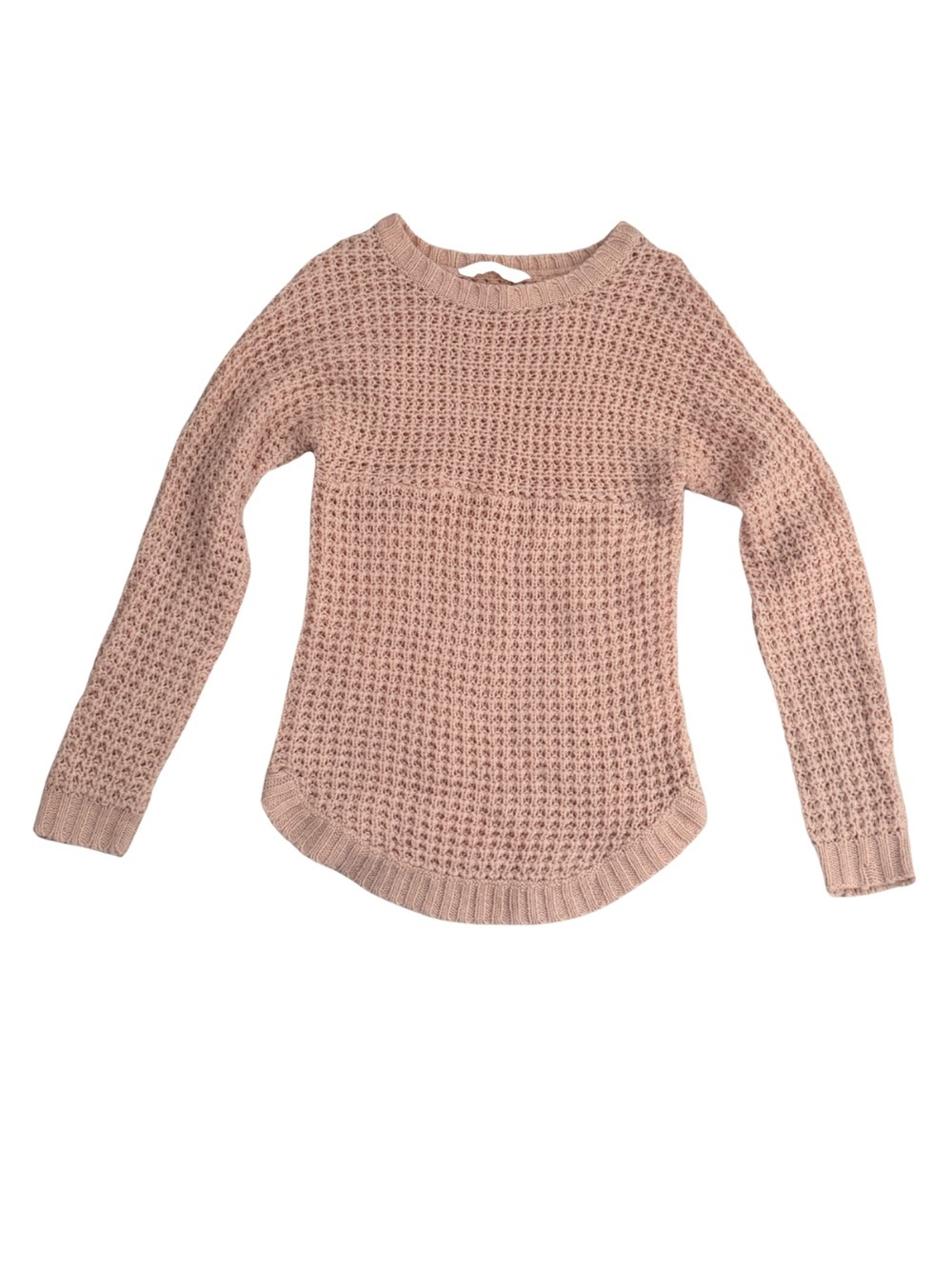 Urban Kids Pink Open Knit Sweater Girls Size 10/12